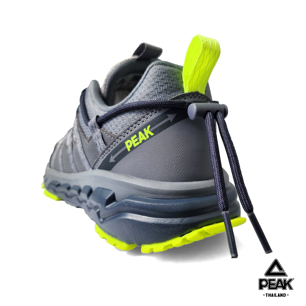 PEAK "Adventure" E11841G รองเท้าเดินป่า ปีนเขา วิ่งเทรล แคมป์ปิ้ง ทำกิจกรรม Outdoor เบา ใส่สบาย พื้นทน ระบายอากาศดี - Image 4