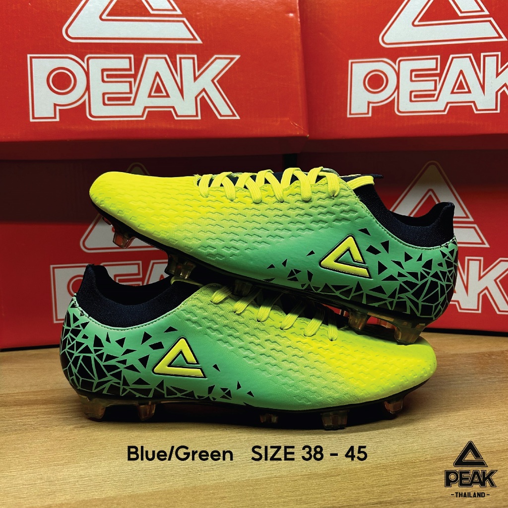Peak Football "Playmaker" E39067F รองเท้าฟุตบอล สตั๊ด พื้น11ปุ่ม นุ่ม เบา กระชับเท้า เล่นได้ทุกพื้นสนาม - Image 4