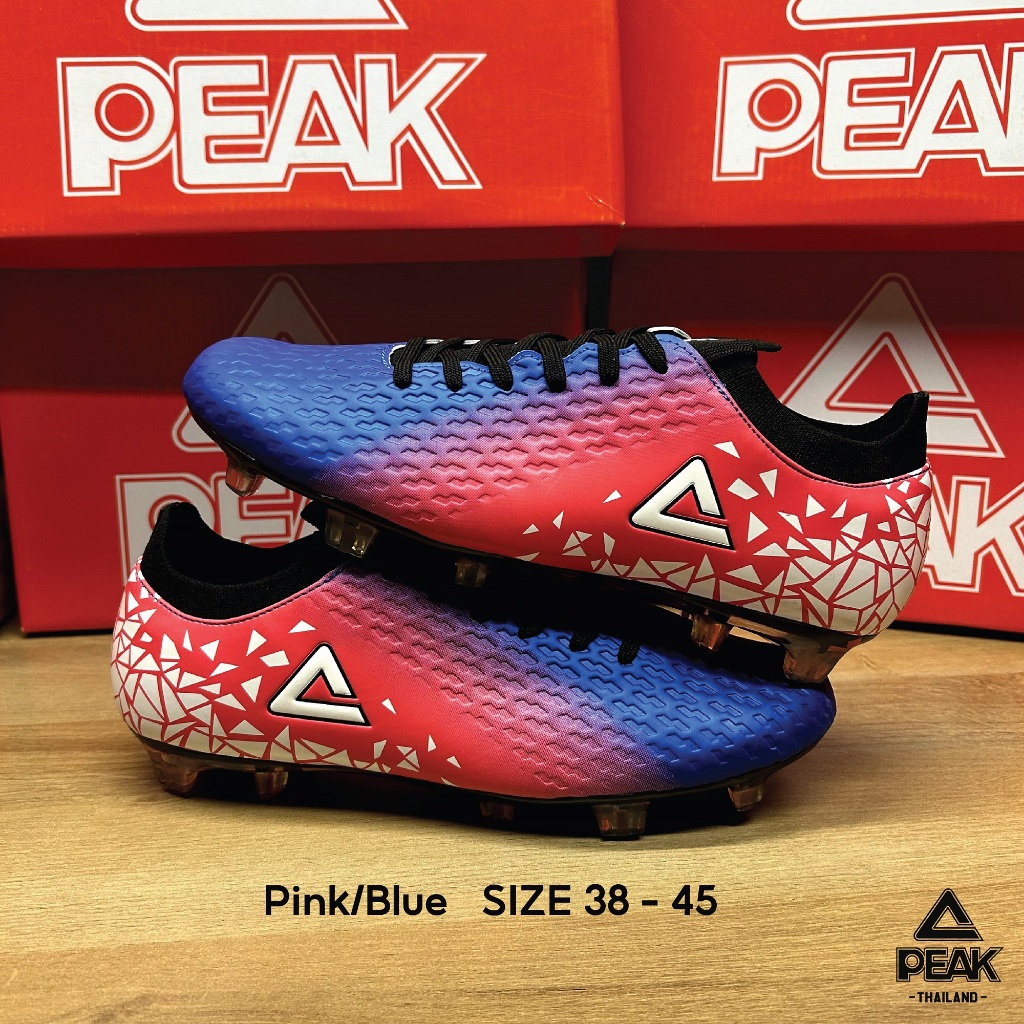 Peak Football "Playmaker" E39067F รองเท้าฟุตบอล สตั๊ด พื้น11ปุ่ม นุ่ม เบา กระชับเท้า เล่นได้ทุกพื้นสนาม - Image 5